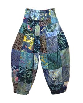 Broek Gusti patch - blauw 1