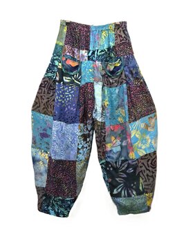 Broek Gusti patch - blauw 2
