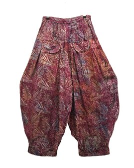 Broek Sindy +10 batik - donker roze