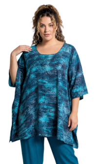 Tuniek Claire XL - Petrol turquoise