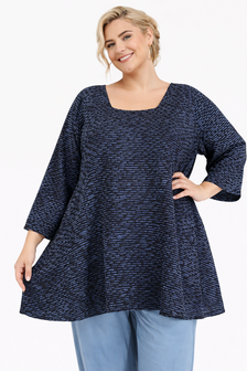 Tuniek Claire XL - Blauw zwart