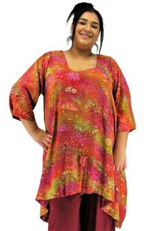 Tuniek Birgit String - Oranje groen