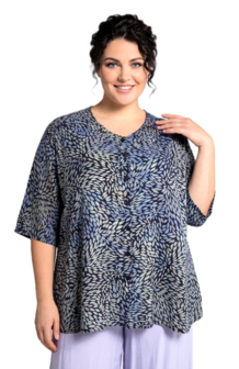 Blouse Dallas - grijs lavendel