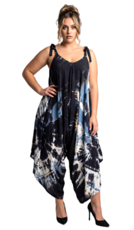 Jumpsuit Katoo zwart wit