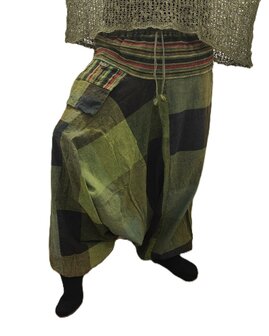 Harembroek zakje patch groen