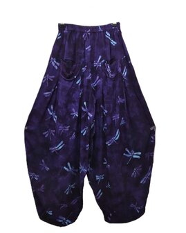 Broek Sindy +10 batik - paars