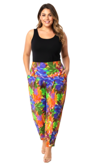 Broek Lia - bio katoen - multi