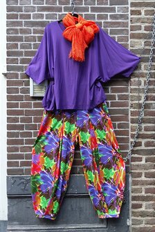 Broek Lia - bio katoen - multi