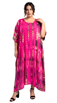 Kaftan roze ikat