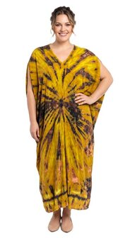 Kaftan Niva - geel bruin