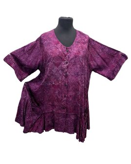 Blouse b148 batik - paars