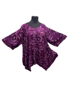 Blouse Wizard batik - paars