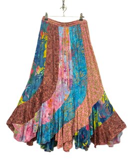 Bananenrok batik - roze multi