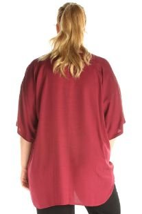 Shirt Heather - Bordeaux achter