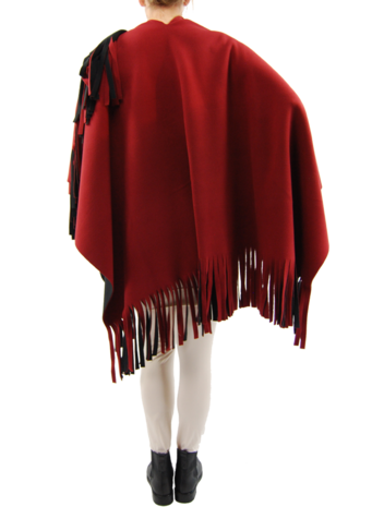 Boris omslag poncho Rev. incl. sjaal