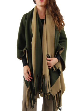 omslag poncho Rev. incl. sjaal - De Petticoat