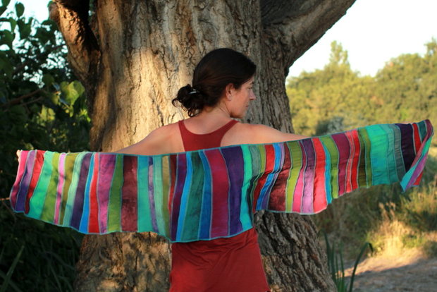 Viscose sjaal herfst kleuren - Liz