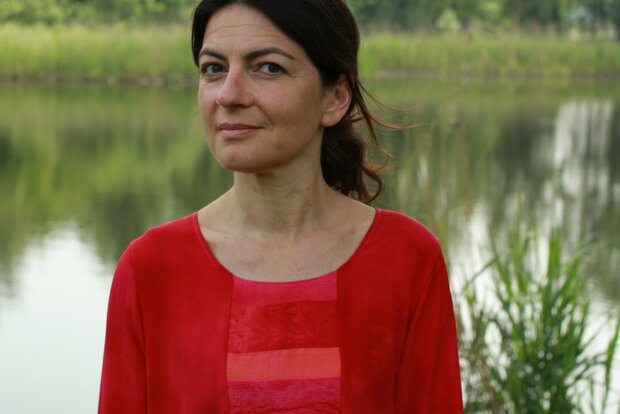 Blouse rood rond - Liz