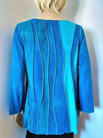 Blouse  golvende banen - Liz