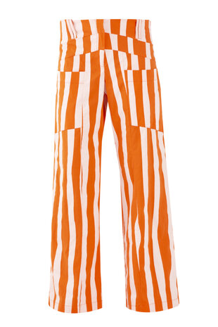 Triangle broek streep oranje