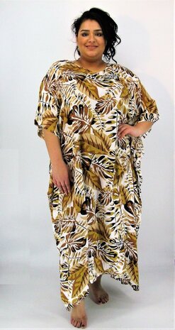 Kaftan bruin blad