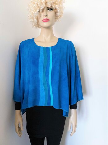 Blouse kort smalle golvende banen - Liz