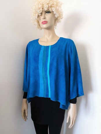 Blouse kort smalle golvende banen - Liz