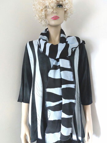 Blouse zebra stiksels - Liz