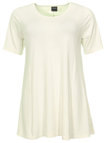 A-lijn shirt korte mouw ecru
