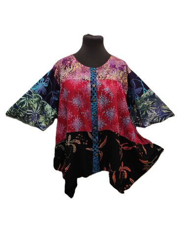 Blouse wizard batik patch multi 2