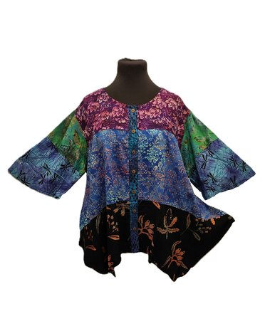 Blouse wizard batik patch multi 5
