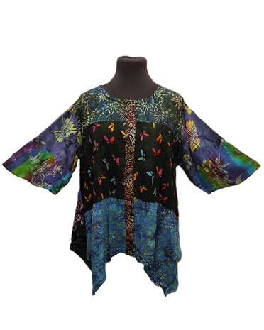 Blouse wizard batik patch multi 7