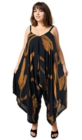 Jumpsuit Katoo bruin zwart