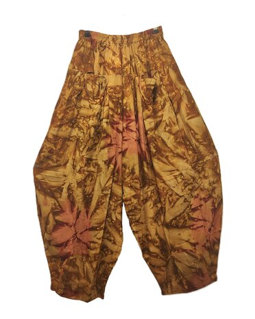 Broek Sindy +10 tie dye - camel