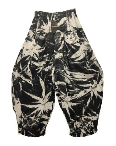 Broek Sindy +10 tie dye - zwart wit