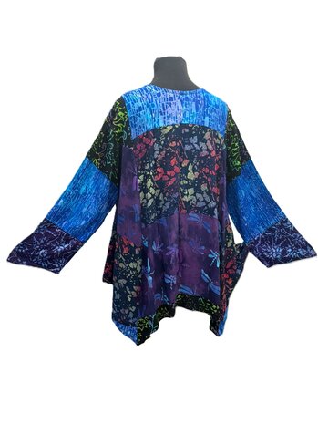Blouse wizard batik patch multi 1