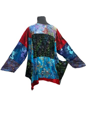 Blouse wizard batik patch multi 2