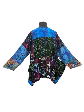 Blouse wizard batik patch multi 5