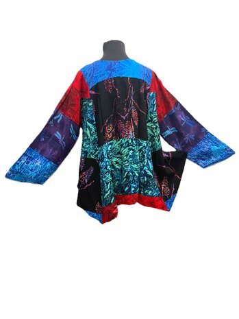 Blouse wizard batik patch multi 6