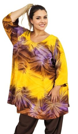 Tuniek Claire XL - Paars geel