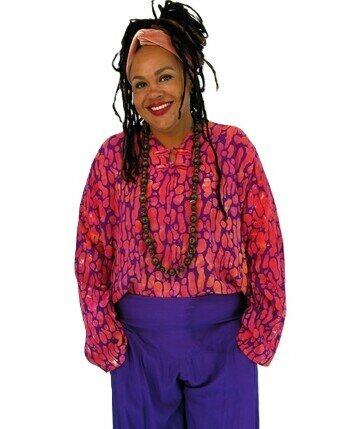 Blouse Jennifer oranje paars