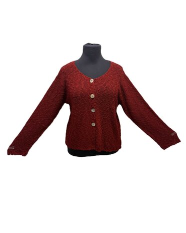 Vest Orchid donker rood