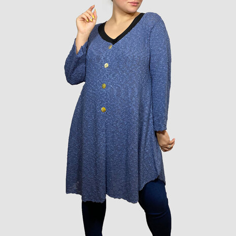 Vest Madelief donker blauw