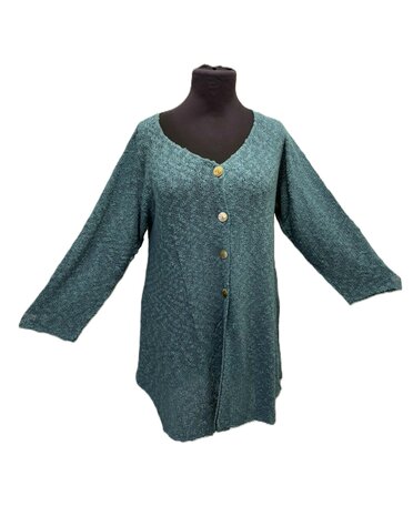 Vest Madelief grijs blauw