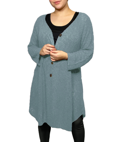 Vest Madelief grijs blauw