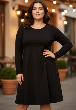 Tuniek Jill A-lijn lange mouw