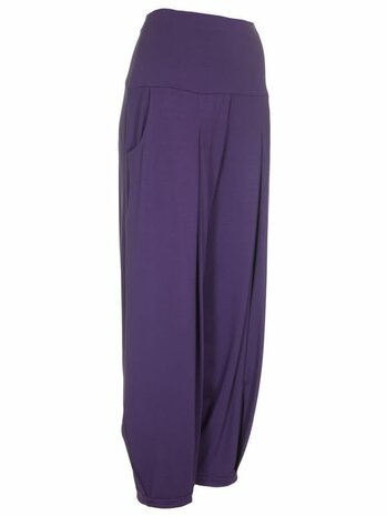 Broek Lia donker paars