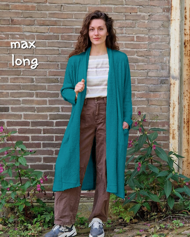 Vest Max lang petrol