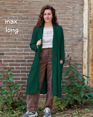 Vest Max lang flessengroen 
