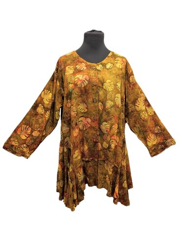 Blouse b148 batik oker 